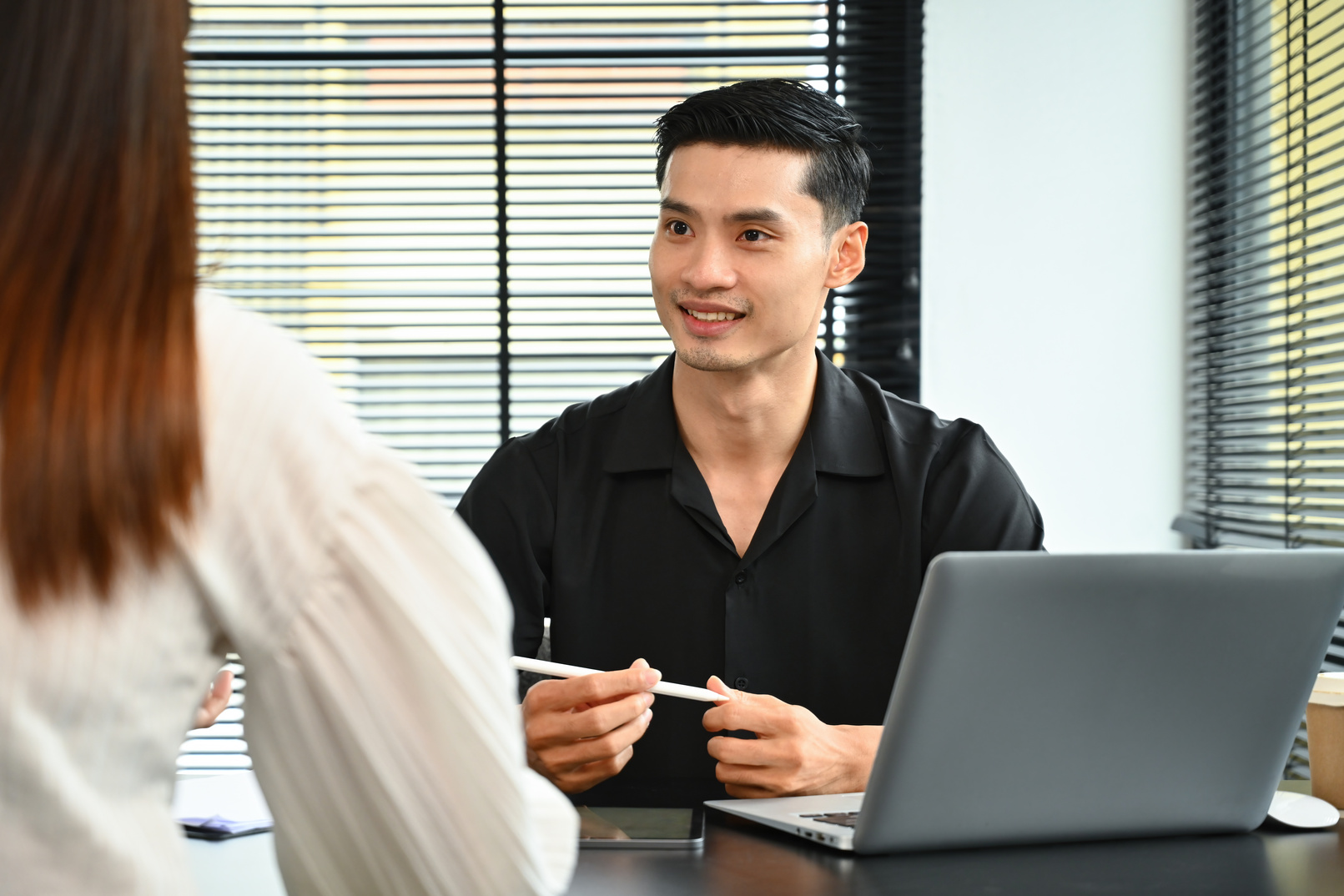 HR personnel interviewing new employees of the company